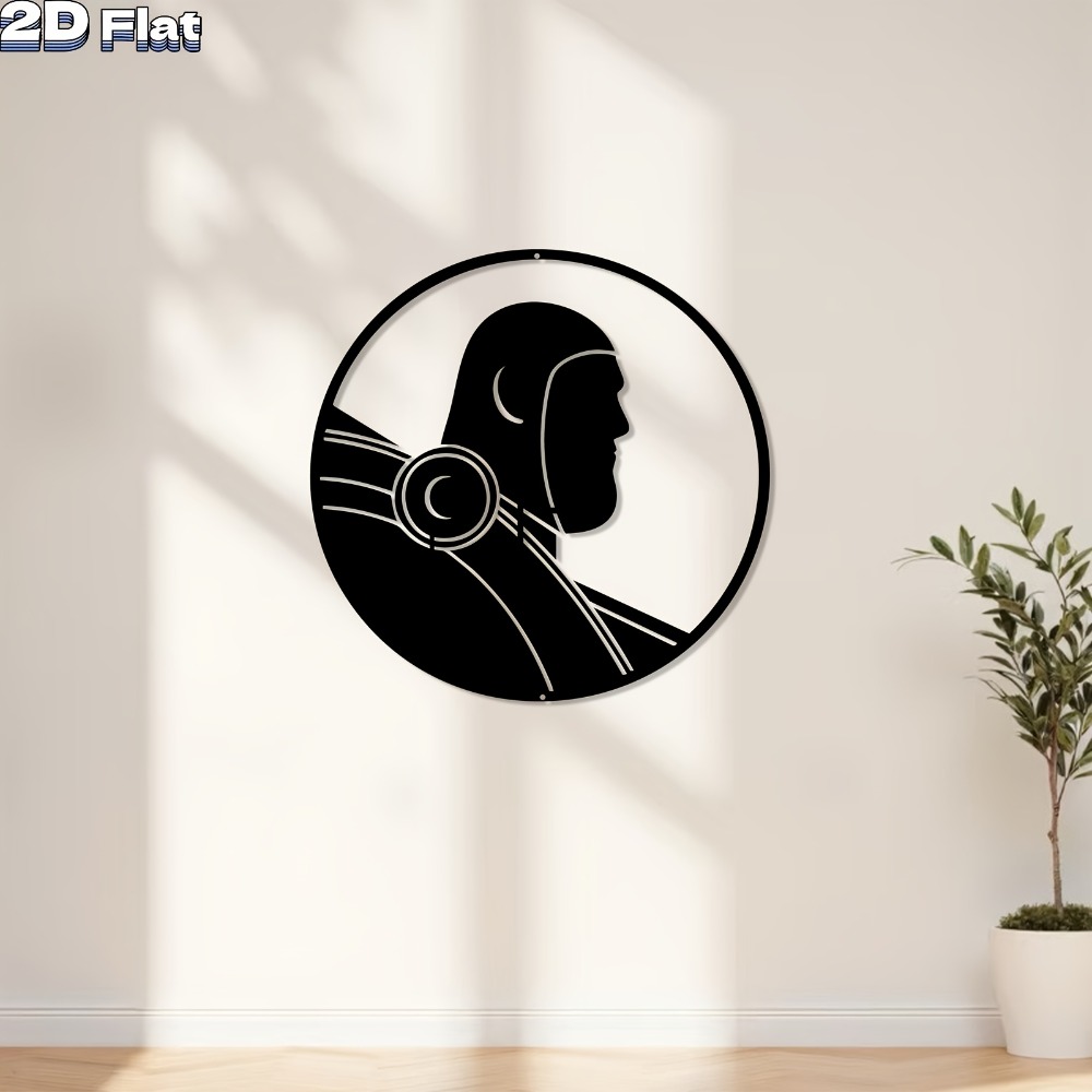 Office Tech For Home - Art mural en aluminium robotique moderne,