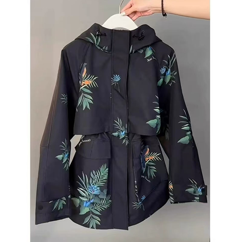 Office Tech Wear - YYAHAHAS Veste coupe-vent technique à capuche
